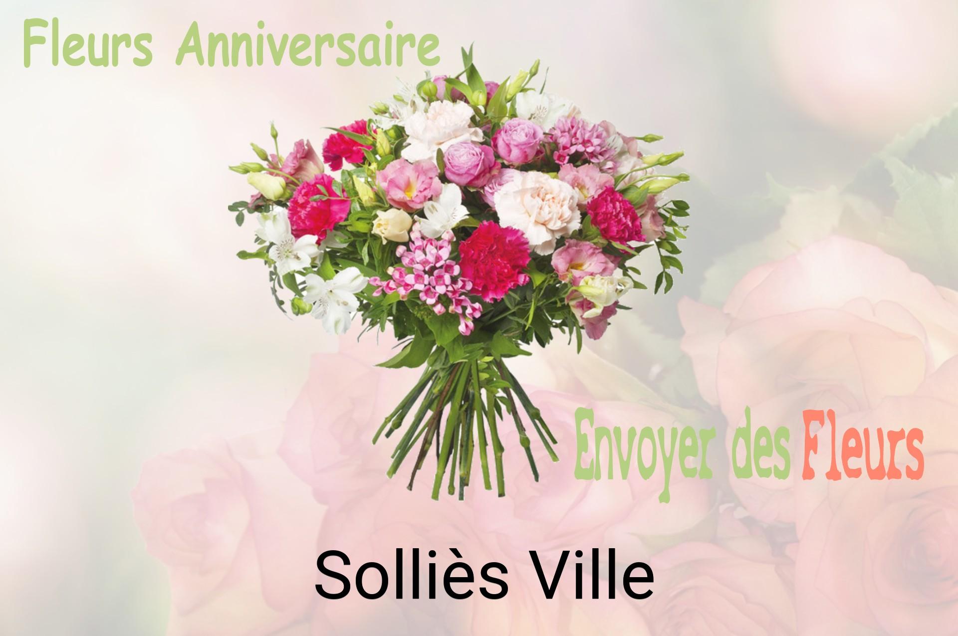 Bouquet de fleurs d’anniversaire livré à Solliès-Ville